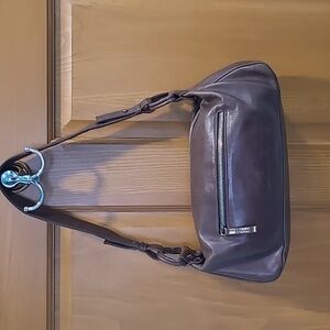 Classic Brown Leather Shoulder Bag